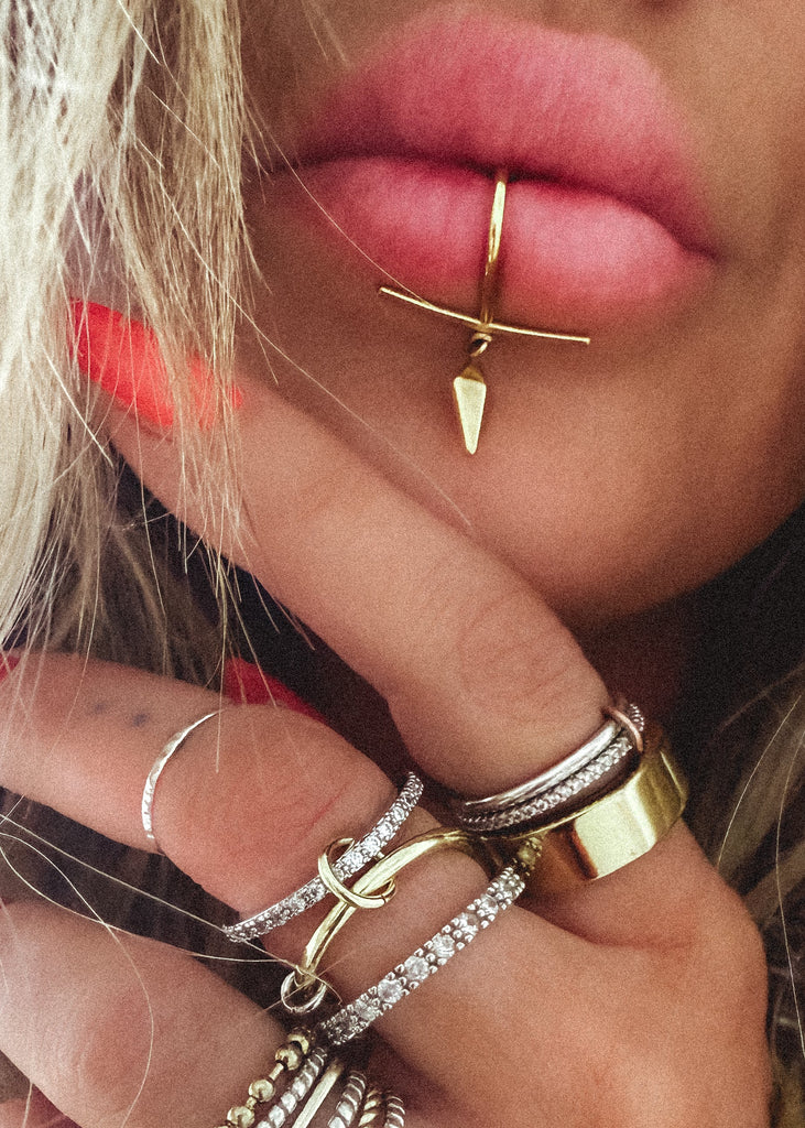 pebby forevee Ring MIXED EMOTIONS WATER RESISTANT STACKED RING