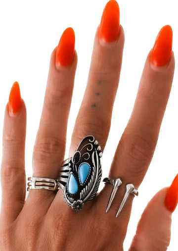 pebby forevee Ring Silver / 7 LOLA WATER RESISTANT RING