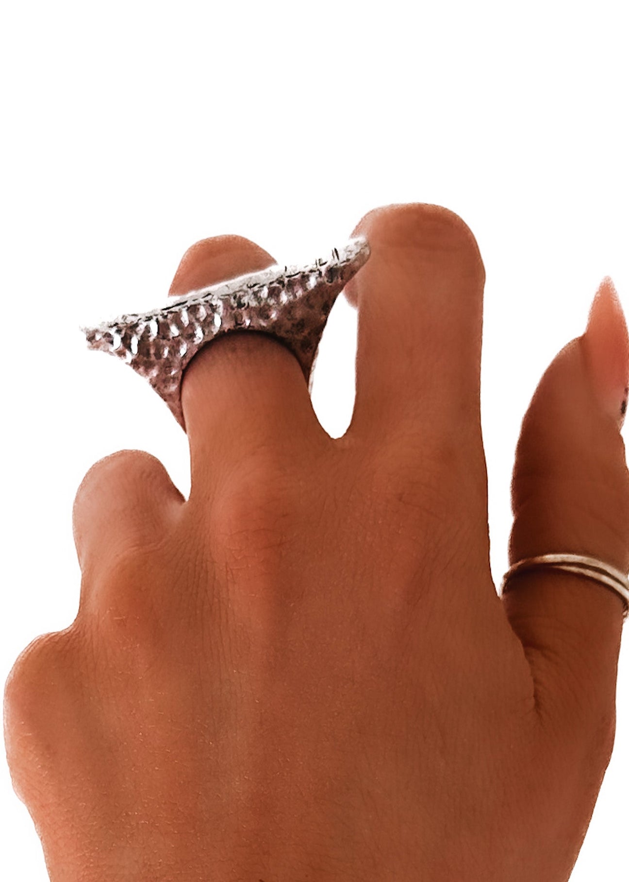pebby forevee Ring Silver / 7 THE TRAVELER STATEMENT RING