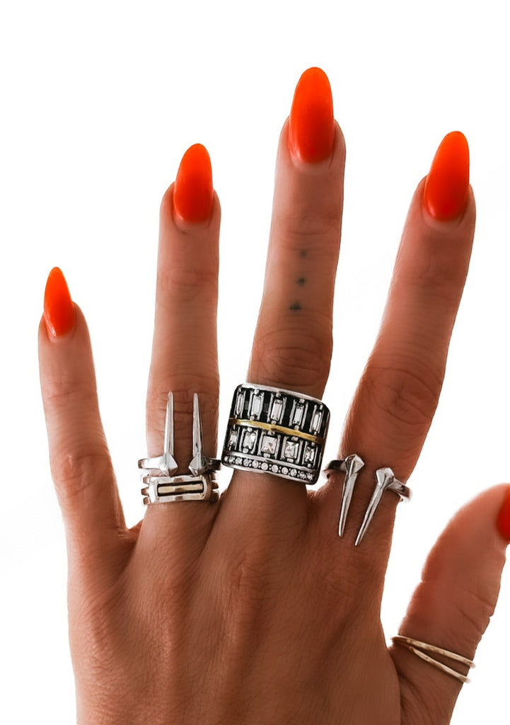 pebby forevee Ring Silver / 7 TIERCEL WATER RESISTANT RING