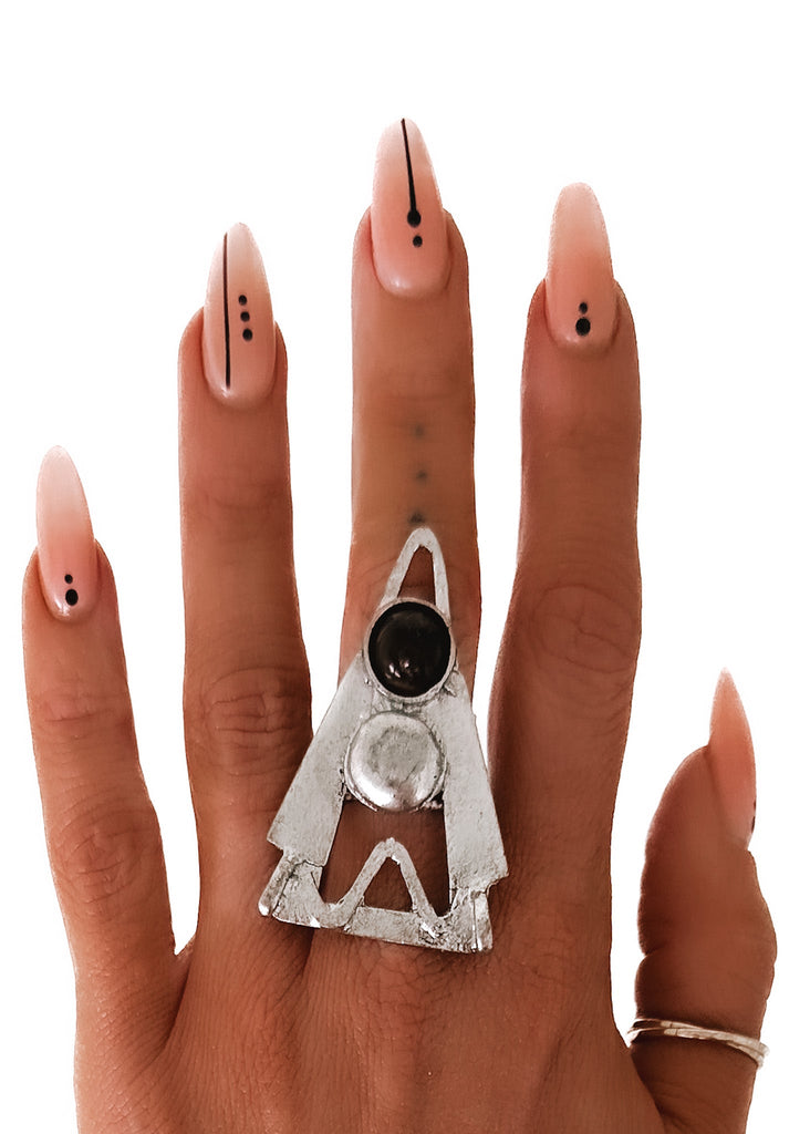 pebby forevee Ring Silver / 9 RAGNA STATEMENT RING
