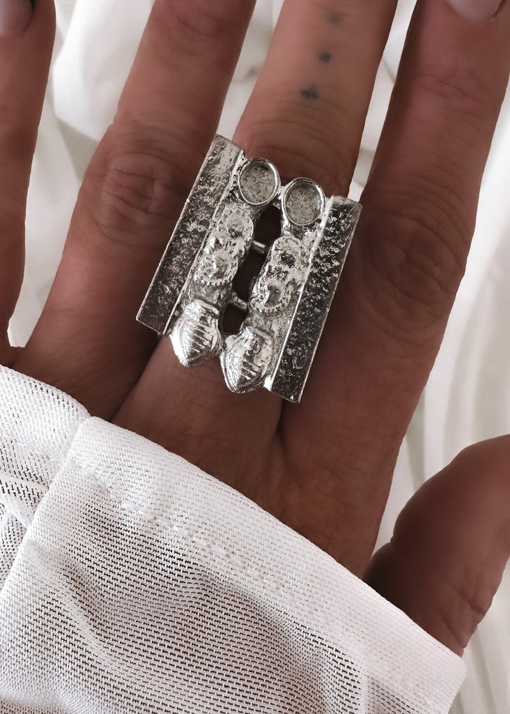 pebby forevee Ring Silver CATERINA STATEMENT RING