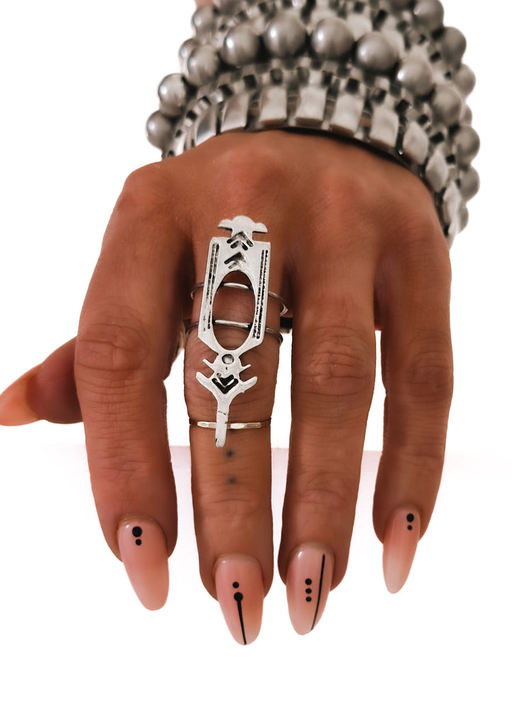 pebby forevee Ring Silver / Flexible Fit HALSTEIN STATEMENT RING