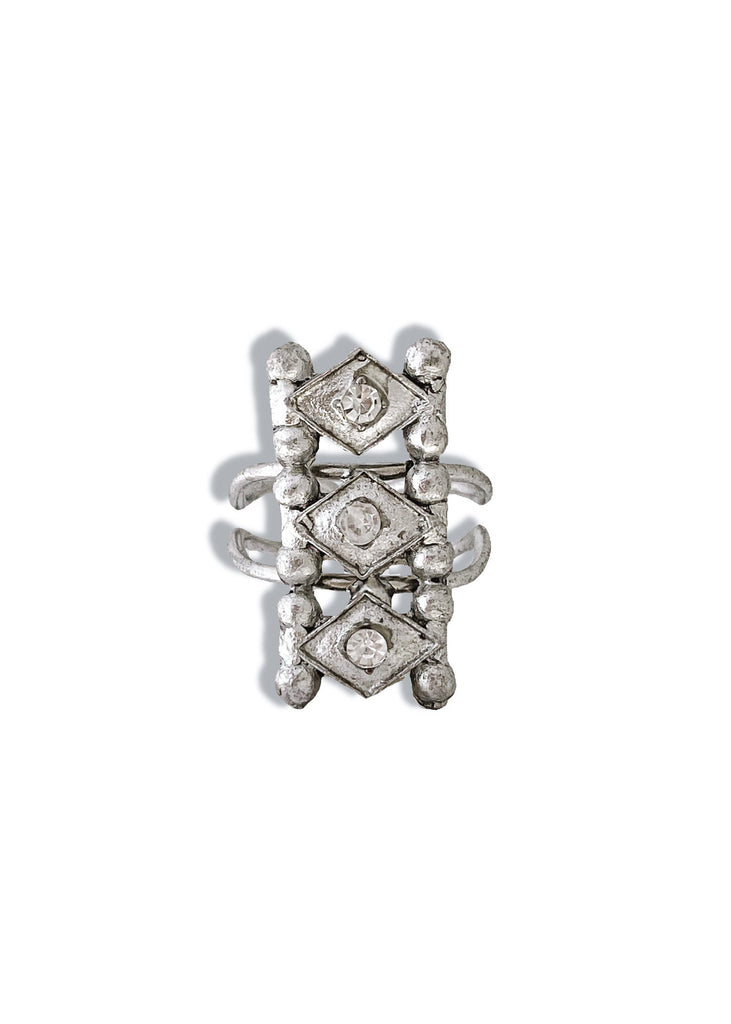 pebby forevee Ring Silver / Flexible Fit TOVE STATEMENT RING