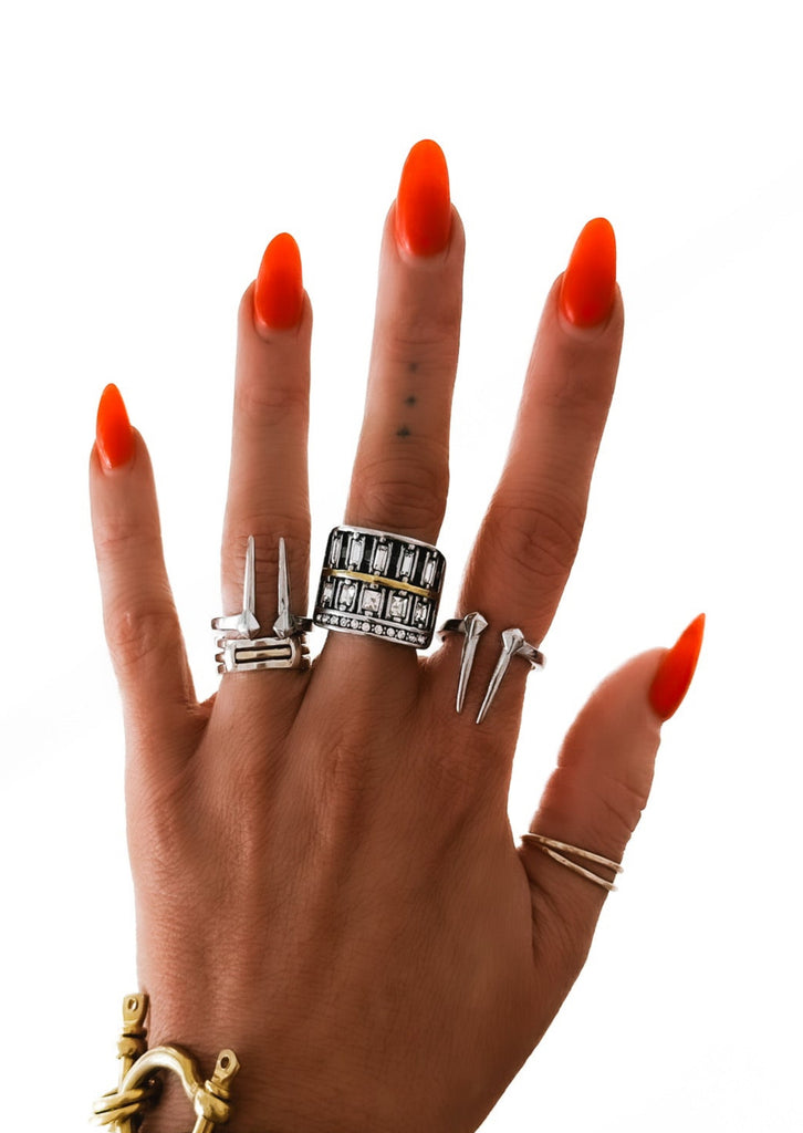 pebby forevee Ring Silver/Gold / 7 WARREN WATER RESISTANT RING