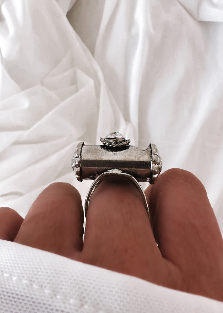 pebby forevee Ring Silver LUCID STATEMENT RING