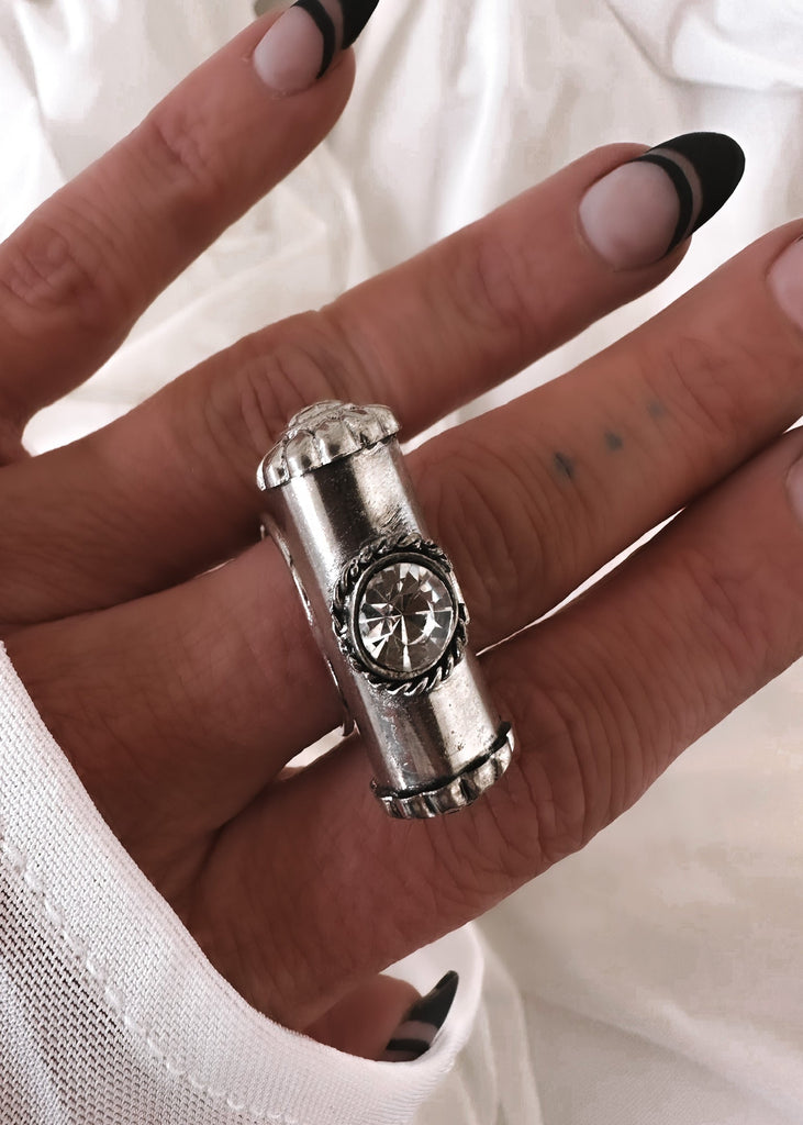 pebby forevee Ring Silver LUCID STATEMENT RING