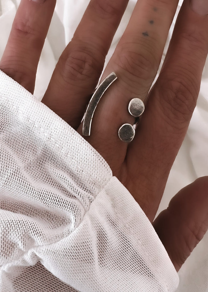 pebby forevee Ring Silver SERENDIPITY STATEMENT RING