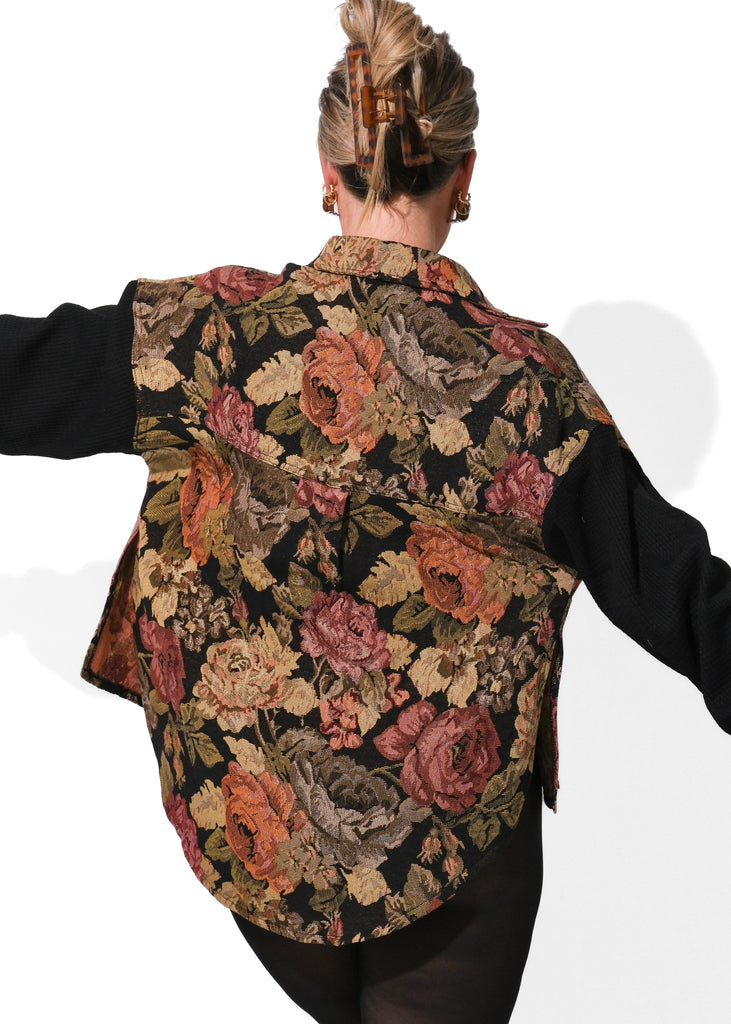 pebby forevee Shacket DELILAH FLORAL SHACKET