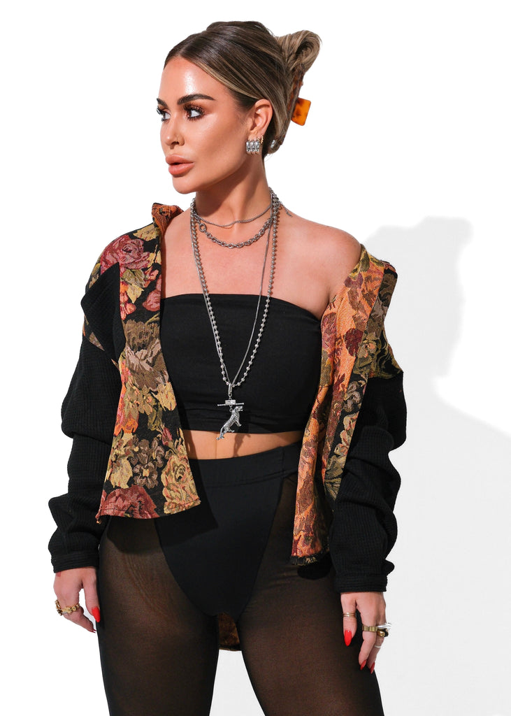 pebby forevee Shacket DELILAH FLORAL SHACKET