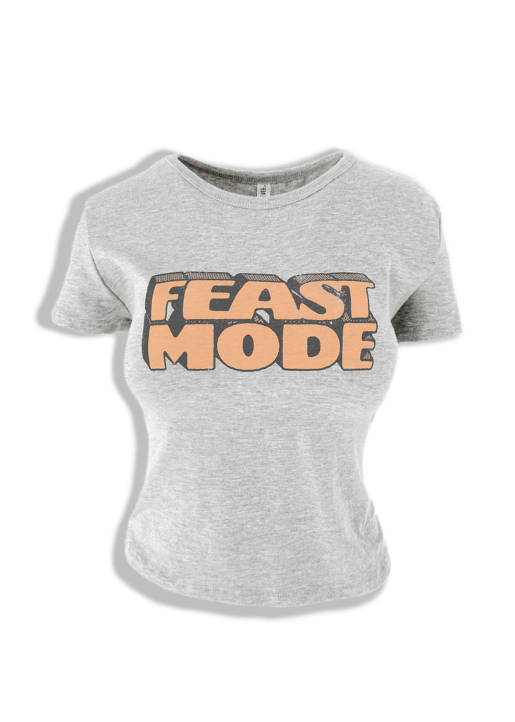 pebby forevee Short Sleeve Top FEAST MODE GRAPHIC BABY TEE
