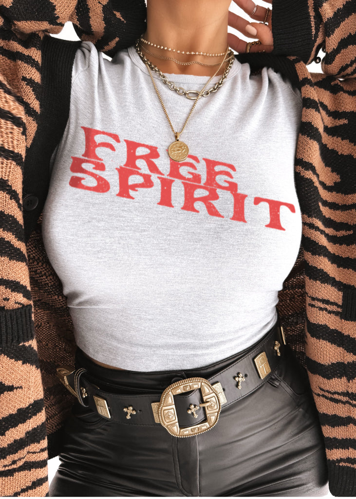 pebby forevee Short Sleeve Top FREE SPIRIT GRAPHIC BABY TEE