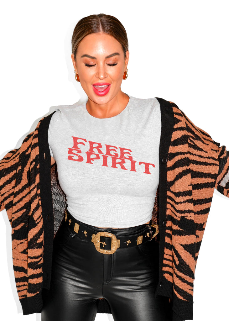 pebby forevee Short Sleeve Top FREE SPIRIT GRAPHIC BABY TEE