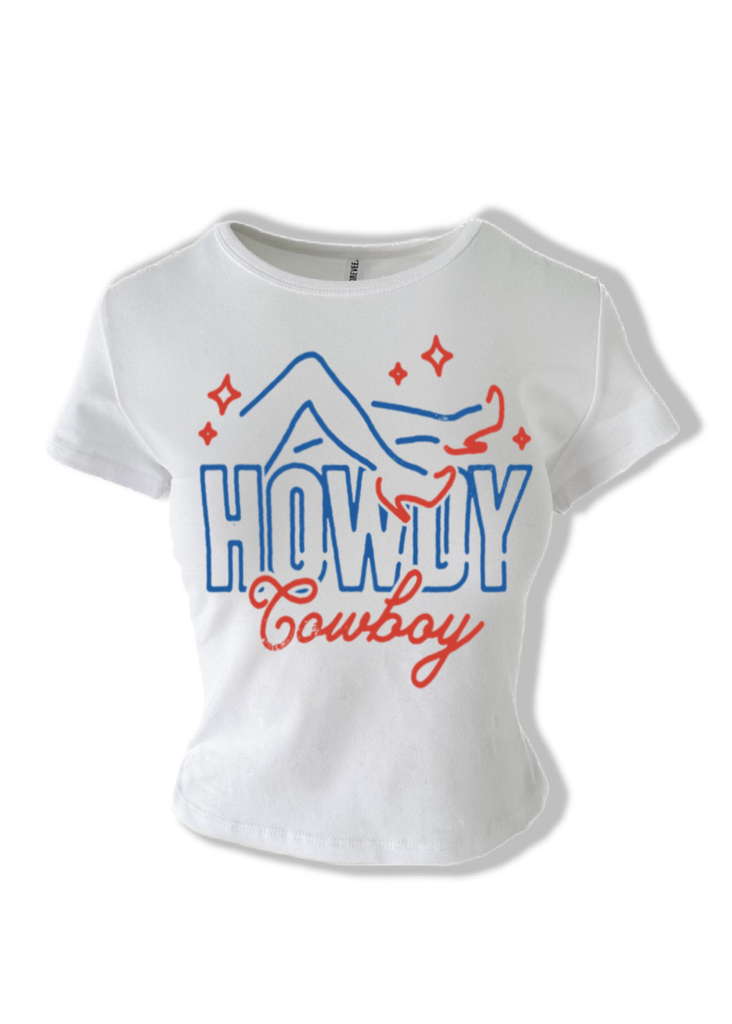 pebby forevee Short Sleeve Top GIDDY UP GRAPHIC BABY TEE
