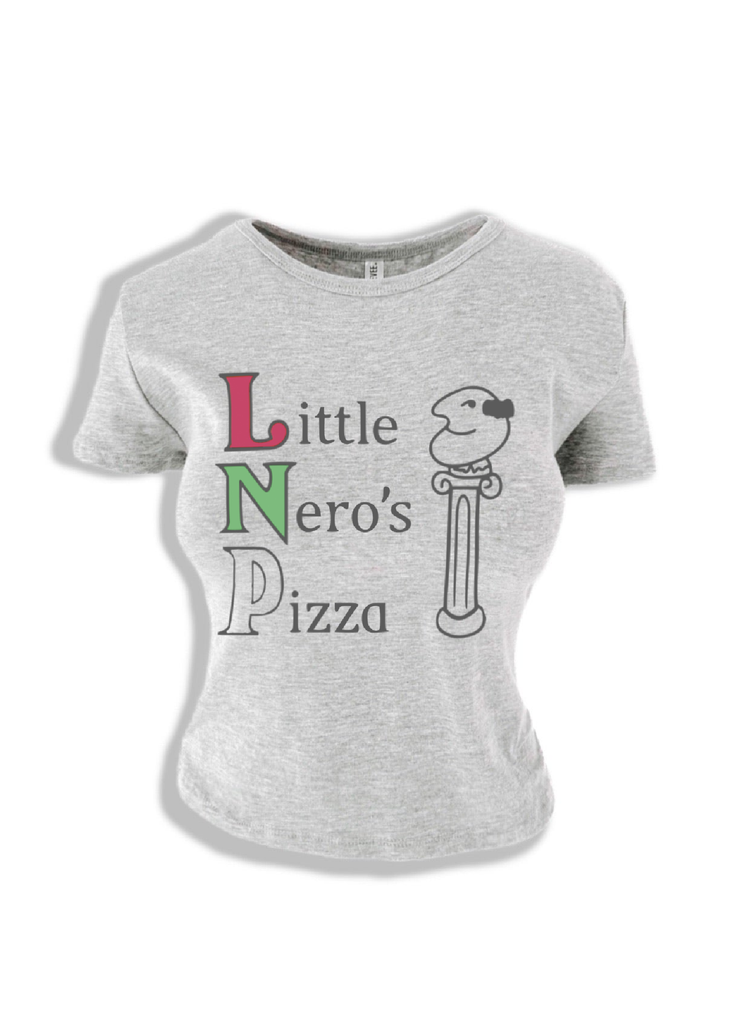 pebby forevee Short Sleeve Top LITTLE NERO'S PIZZA GRAPHIC BABY TEE