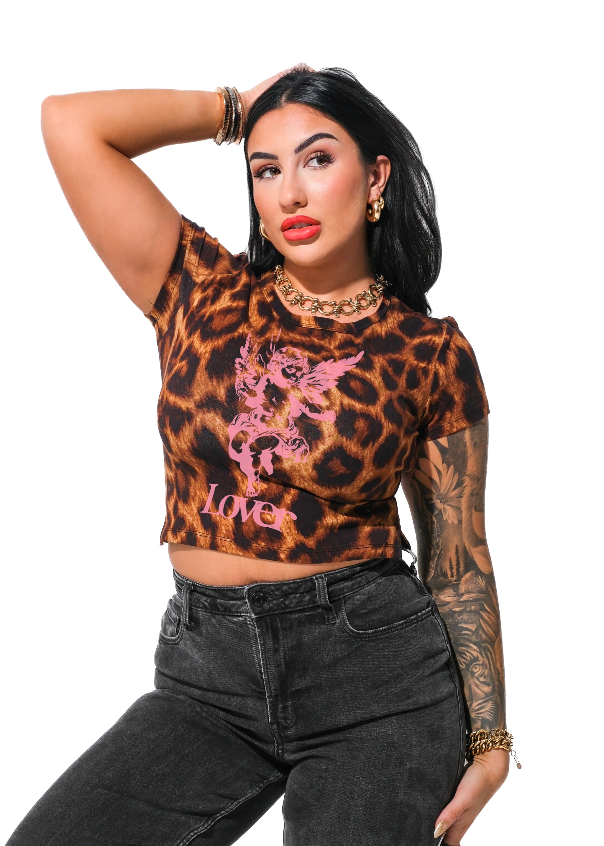 LOVER (CUPID) GRAPHIC BABY TEE – Pebby Forevee