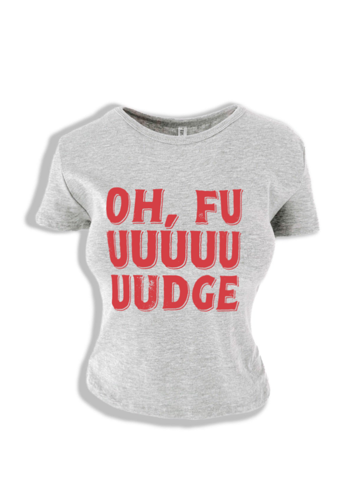 pebby forevee Short Sleeve Top OH FUDGE GRAPHIC BABY TEE