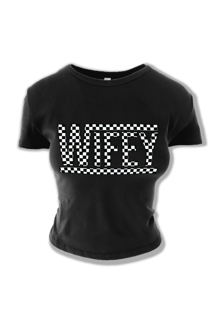 pebby forevee Short Sleeve Top WIFEY GRAPHIC BABY TEE
