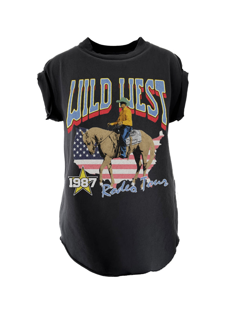 pebby forevee Side Slit Tee 1987 WILD WEST SIDE SLIT TEE