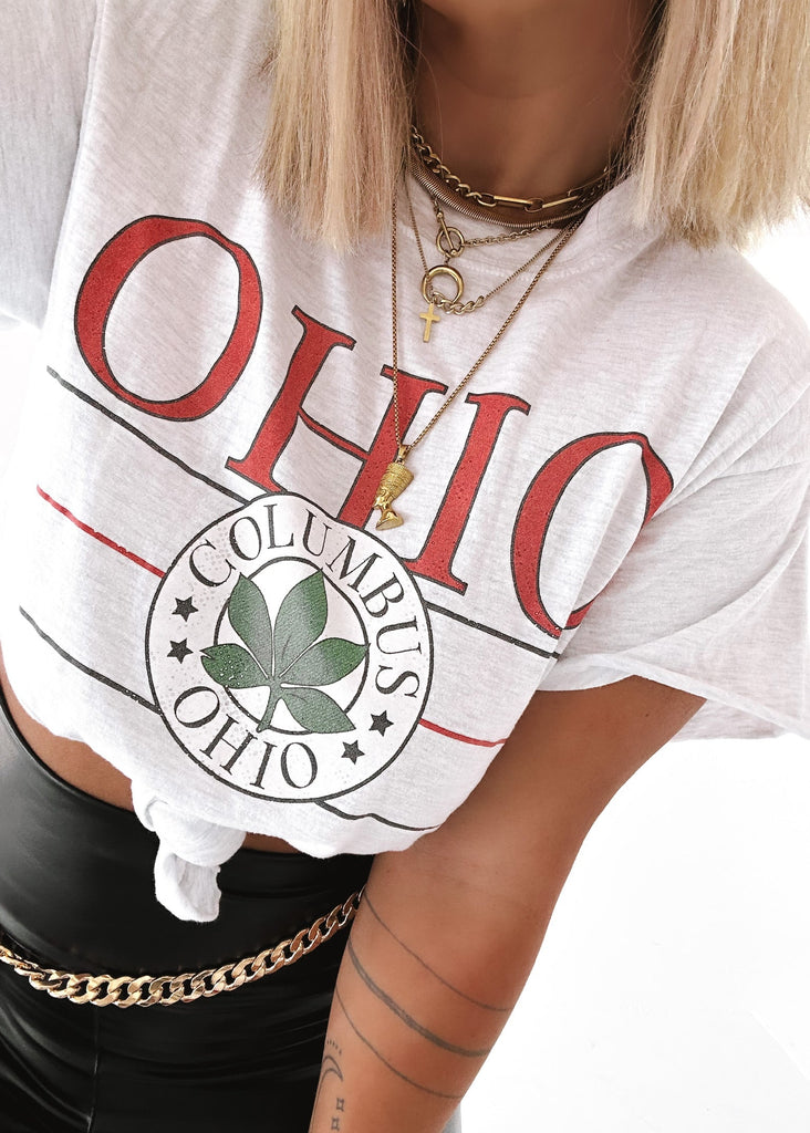 pebby forevee Side Slit Tee 1995 RETRO OHIO SIDE SLIT TEE