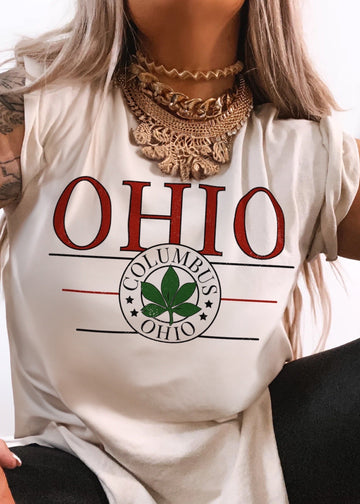 pebby forevee Side Slit Tee 1995 RETRO OHIO SIDE SLIT TEE