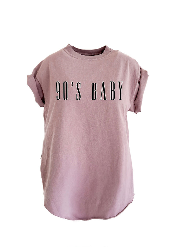 pebby forevee Side Slit Tee 90'S BABY SIDE SLIT TEE