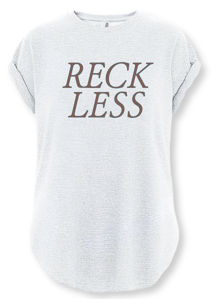 pebby forevee Side Slit Tee 90's RECKLESS SIDE SLIT TEE