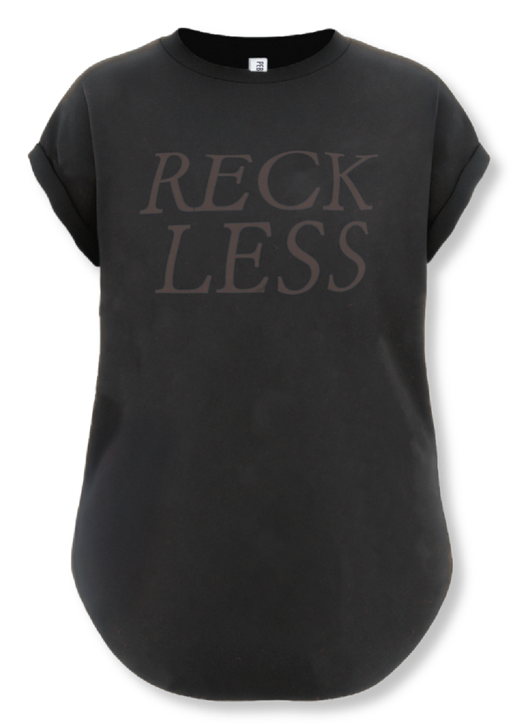 pebby forevee Side Slit Tee 90's RECKLESS SIDE SLIT TEE