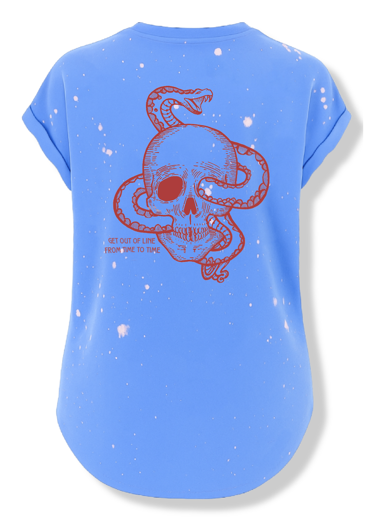 pebby forevee Side Slit Tee ALL WE HAVE IS NOW BLEACHED OUT SIDE SLIT TEE