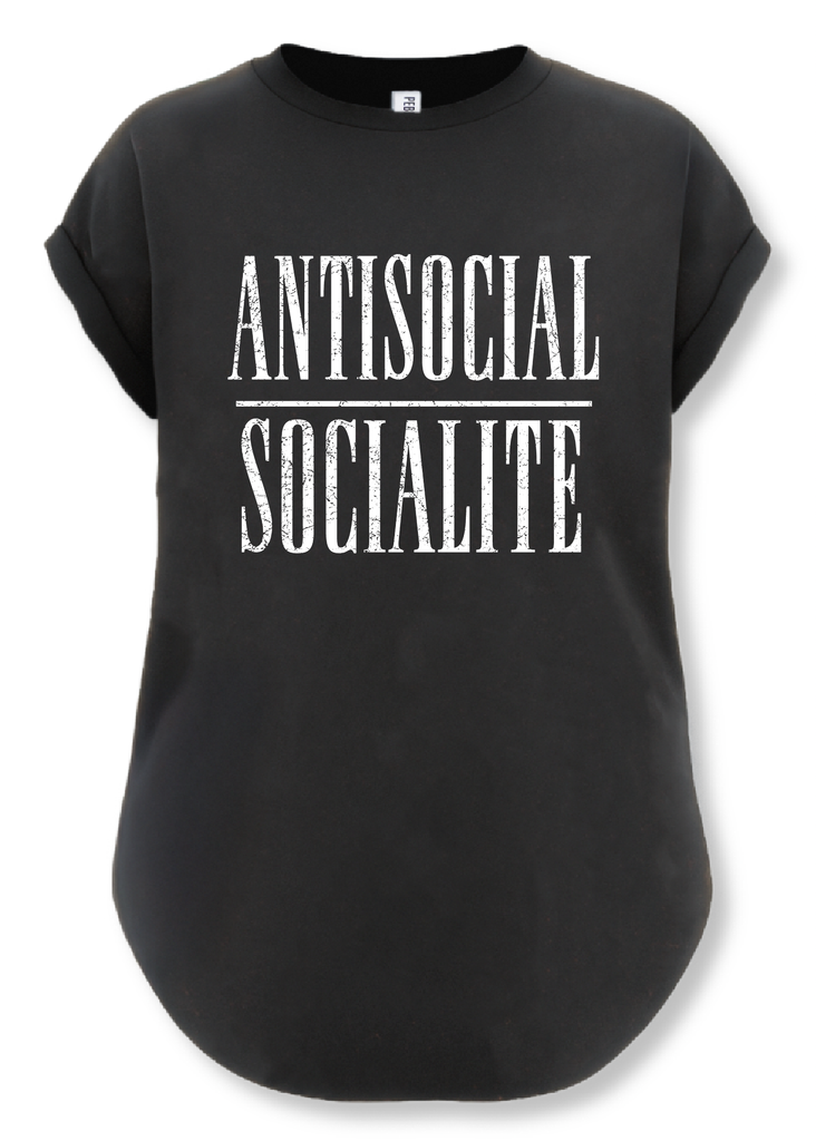 pebby forevee Side Slit Tee ANTISOCIAL SOCIALITE SIDE SLIT TEE