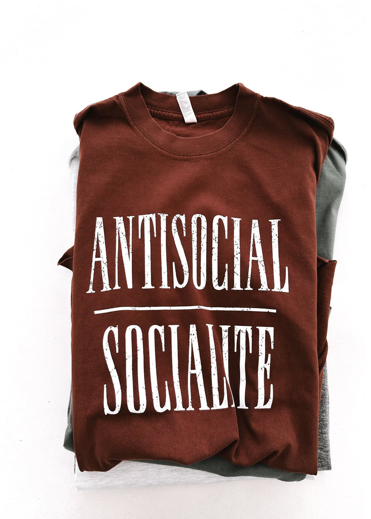 pebby forevee Side Slit Tee ANTISOCIAL SOCIALITE SIDE SLIT TEE