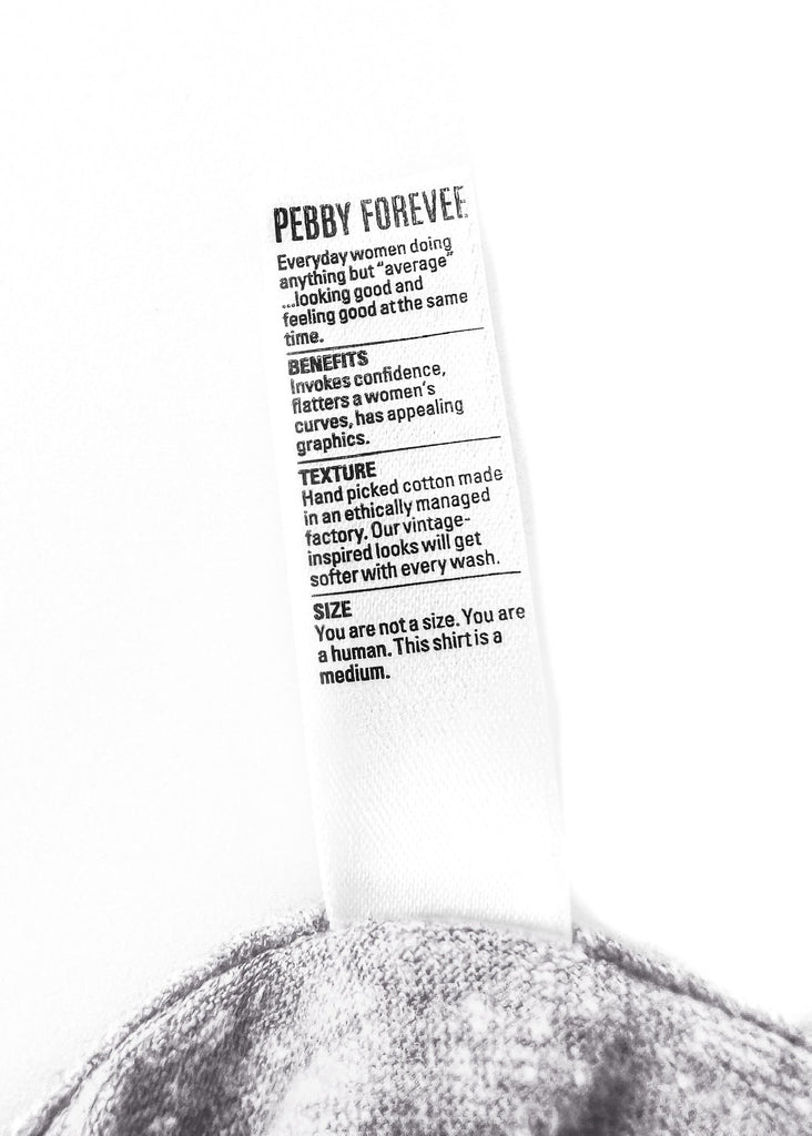 pebby forevee Side Slit Tee BADASS MAMA CLUB SIDE SLIT TEE