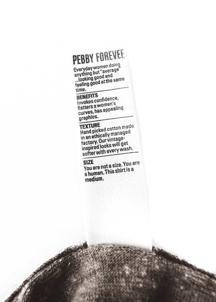 pebby forevee Side Slit Tee CLAP FOR YOUR OWN DAMN SELF BLEACHED OUT SIDE SLIT TEE