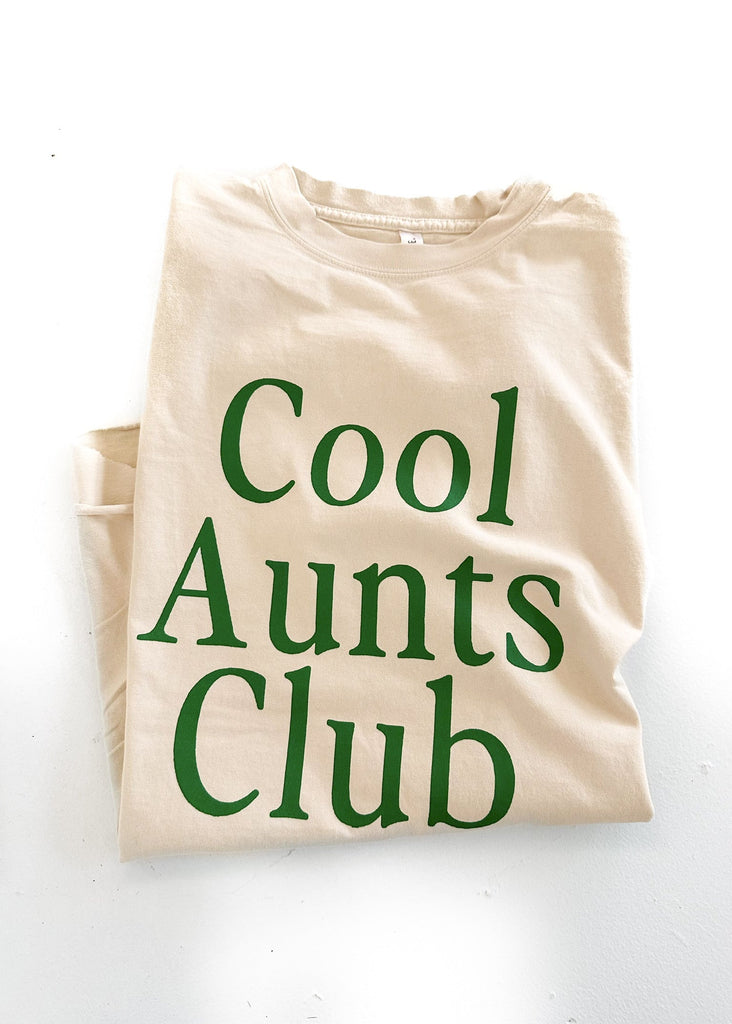 pebby forevee Side Slit Tee COOL AUNTS CLUB SIDE SLIT TEE
