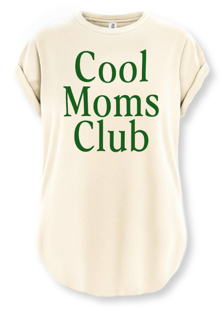 pebby forevee Side Slit Tee COOL MOMS CLUB SIDE SLIT TEE