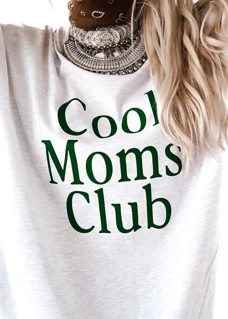 pebby forevee Side Slit Tee COOL MOMS CLUB SIDE SLIT TEE