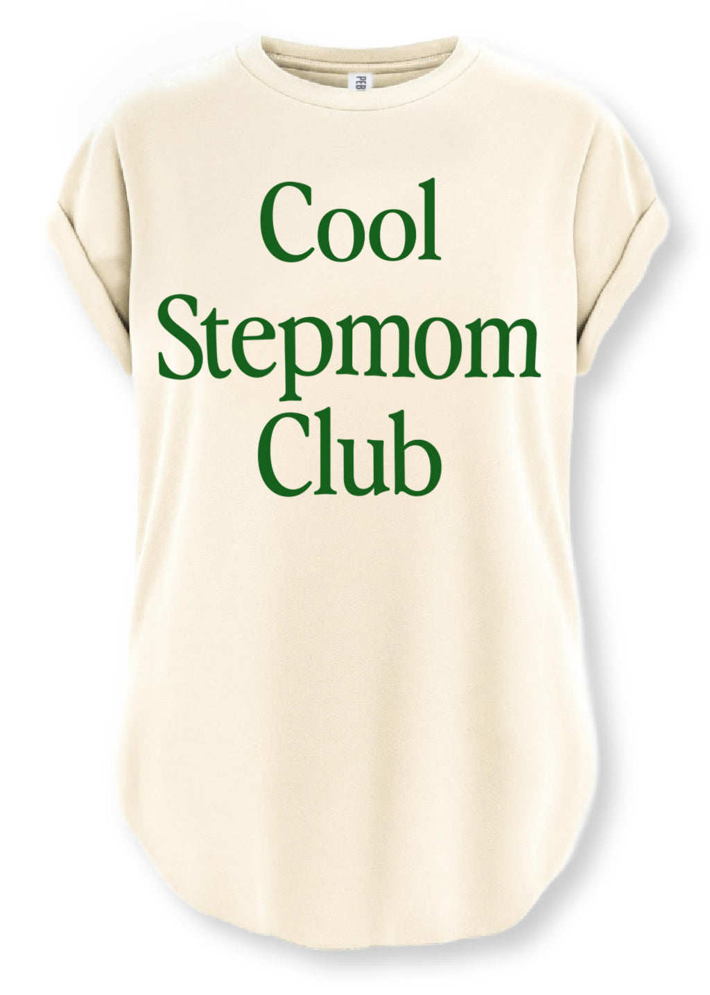 COOL STEPMOMS CLUB SIDE SLIT TEE – Pebby Forevee