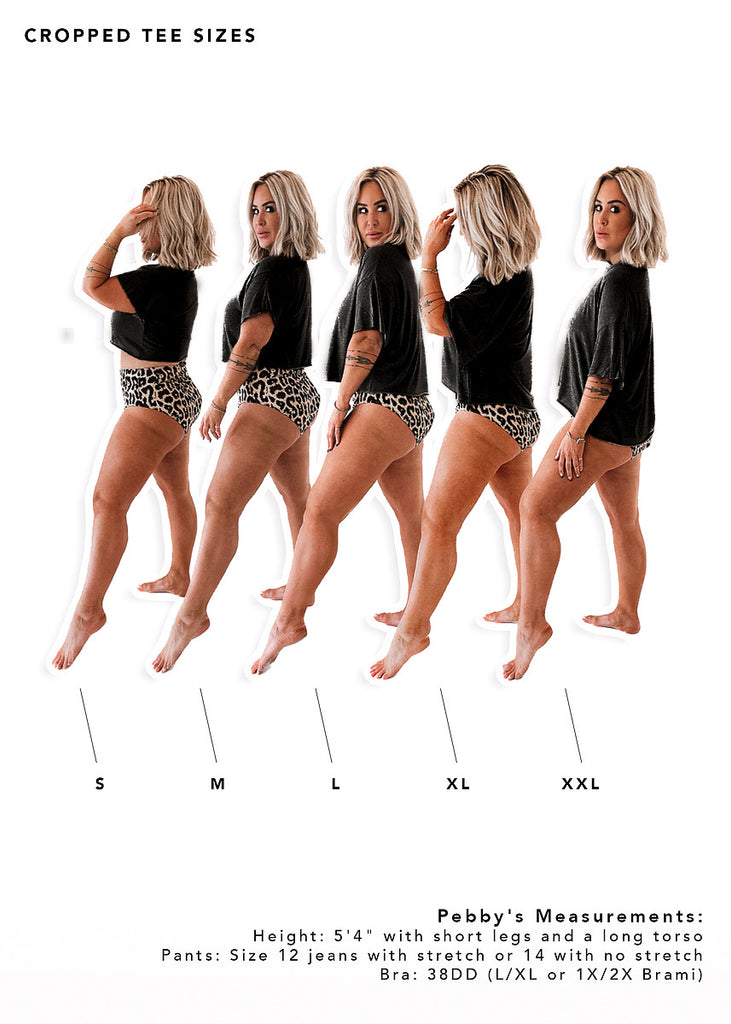 pebby forevee Side Slit Tee CROPPED CRUEL SUMMER BLEACHED OUT GRAPHIC TEE