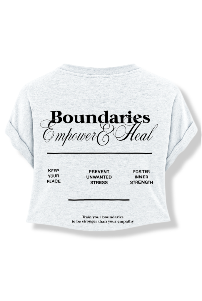 pebby forevee Side Slit Tee CROPPED HEY, IT'S OK GRAPHIC TEE