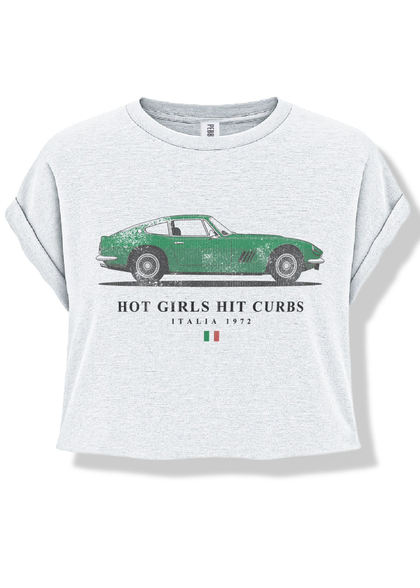 CROPPED HOT GIRLS HIT CURBS GRAPHIC TEE – Pebby Forevee
