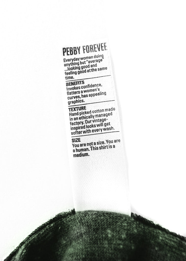 pebby forevee Side Slit Tee CROPPED SAGITTARIUS COCKTAIL GRPAHIC TEE