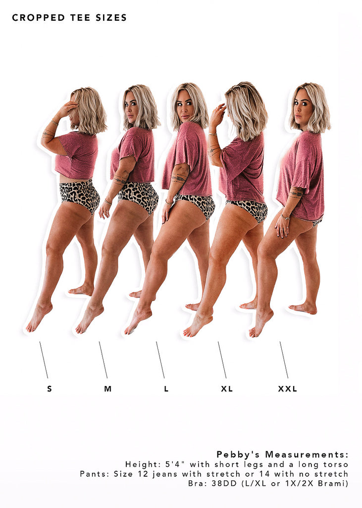 pebby forevee Side Slit Tee CROPPED UGLY CRY CLUB MEMBER GRAPHIC TEE