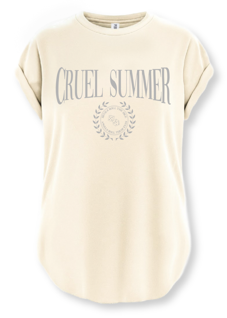 pebby forevee Side Slit Tee CRUEL SUMMER SIDE SLIT TEE