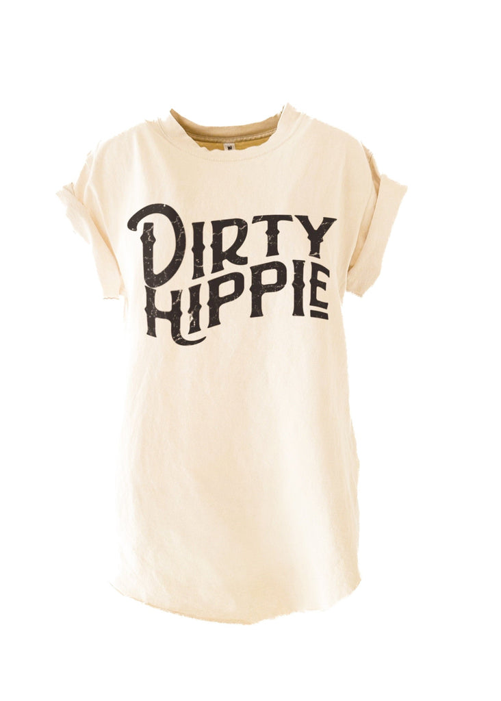 pebby forevee Side Slit Tee DIRTY HIPPIE SIDE SLIT TEE