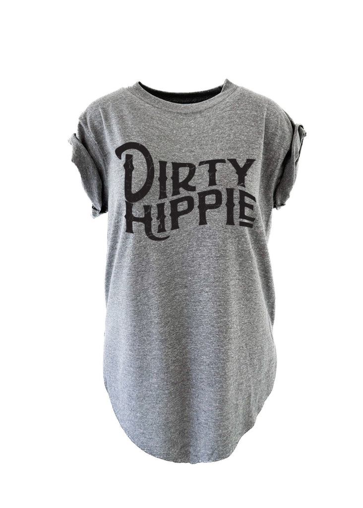 pebby forevee Side Slit Tee DIRTY HIPPIE SIDE SLIT TEE