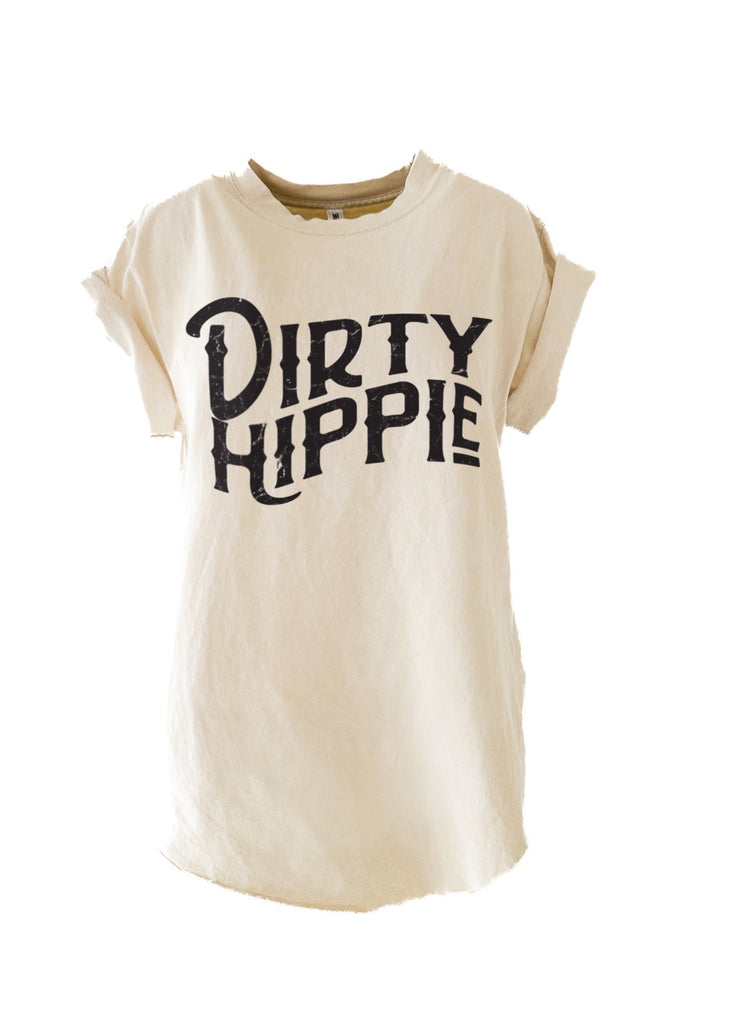 pebby forevee Side Slit Tee DIRTY HIPPIE SIDE SLIT TEE