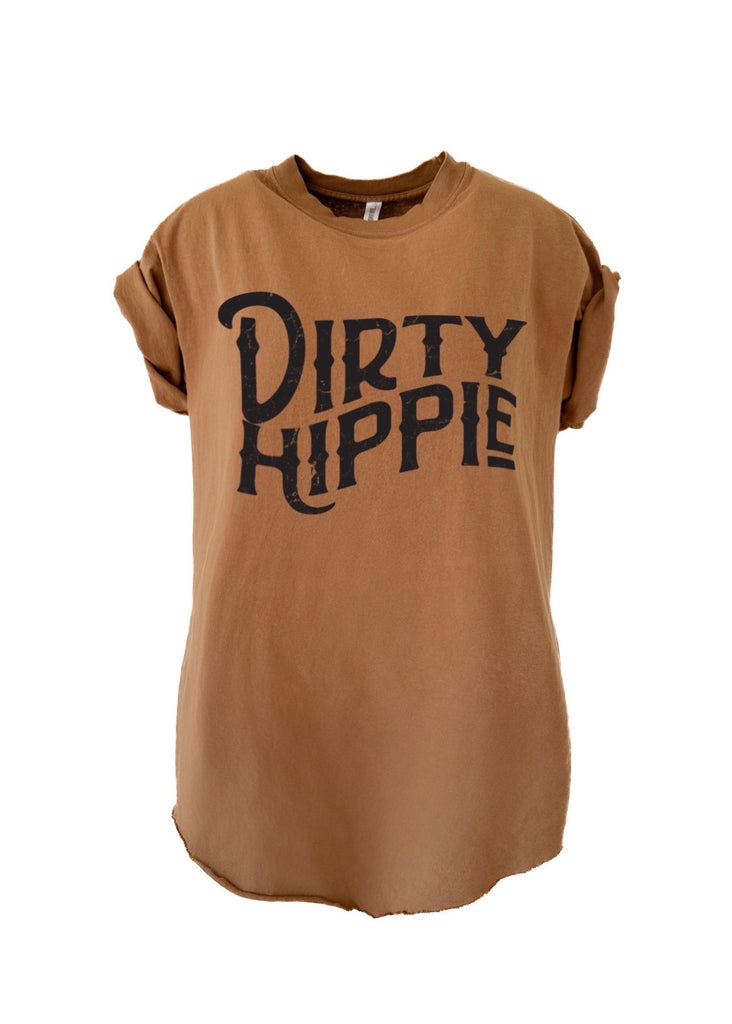 pebby forevee Side Slit Tee DIRTY HIPPIE SIDE SLIT TEE