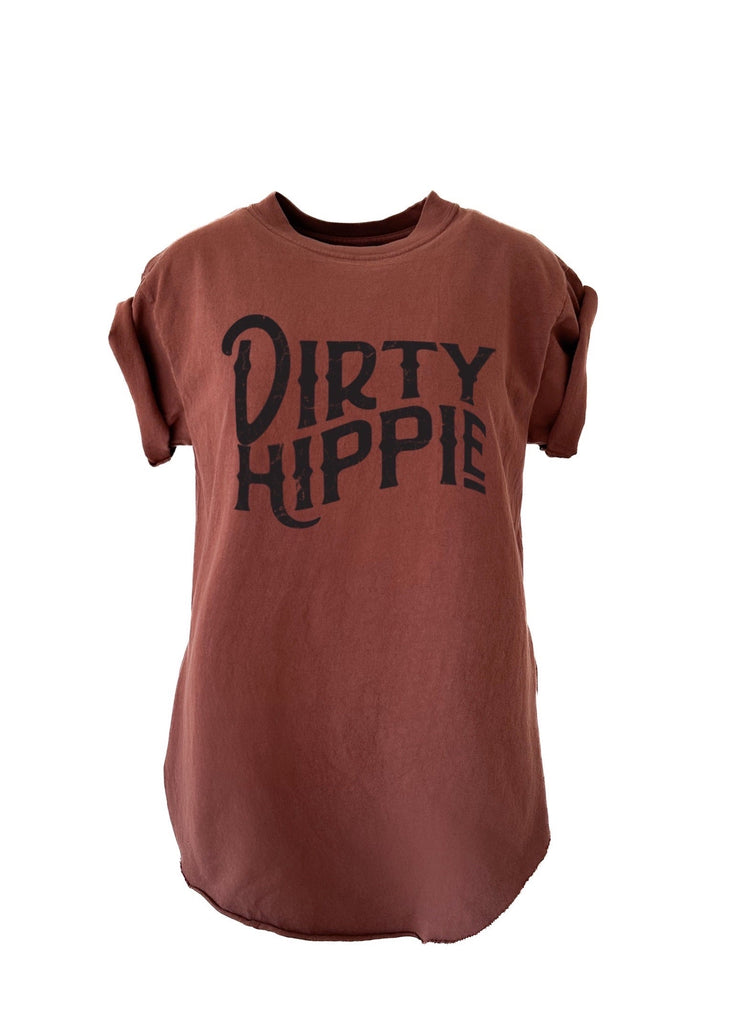 pebby forevee Side Slit Tee DIRTY HIPPIE SIDE SLIT TEE