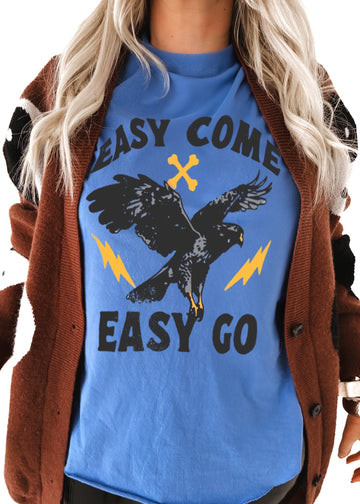 pebby forevee Side Slit Tee EASY COME EASY GO SIDE SLIT TEE