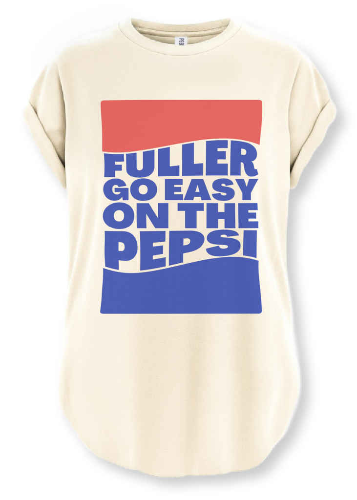 pebby forevee Side Slit Tee EASY ON THE PEPSI SIDE SLIT TEE